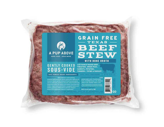 A Pup Above Gently Cooked Beef Stew  Recipe for Dogs 1lb