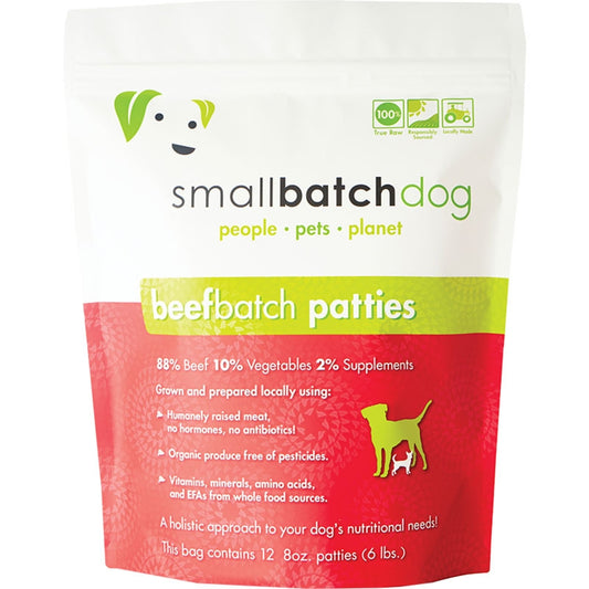 Smallbatch Dog FRZN Beef Patties 6lb