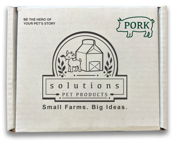 Solutions Pet Products FZN Pork Recipe for Dogs 3.3lb