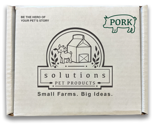 Solutions Pet Products FZN Pork Recipe for Dogs 6lb