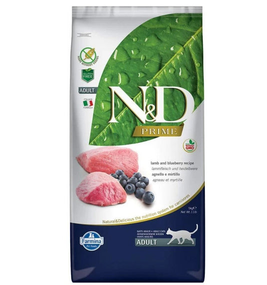 Farmina N&D Lamb and Blueberry Recipe for Cats 11lb