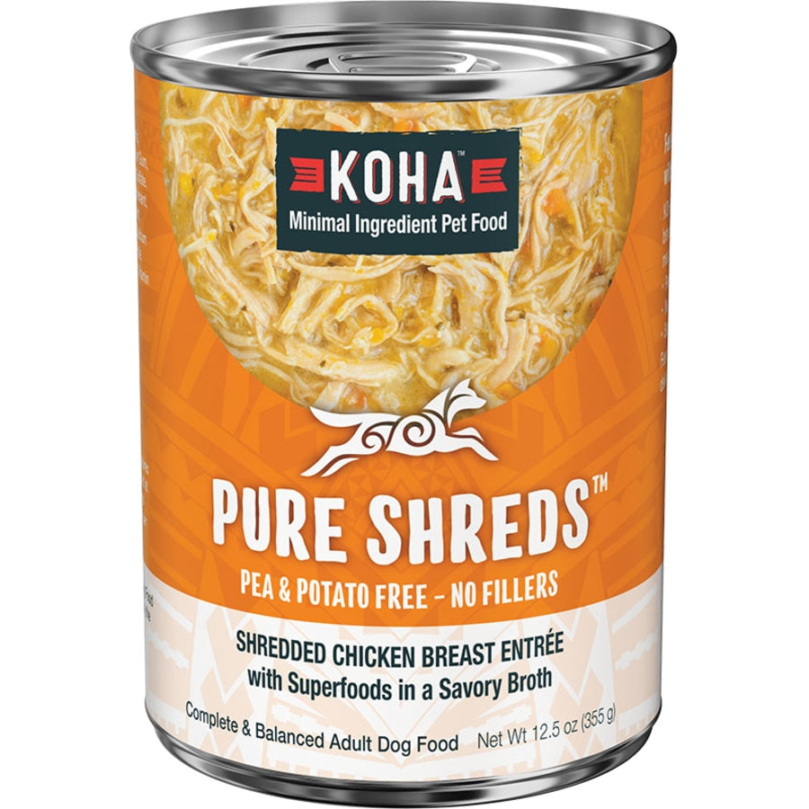 Koha Dog Can Shreds - Chicken 12.7 oz