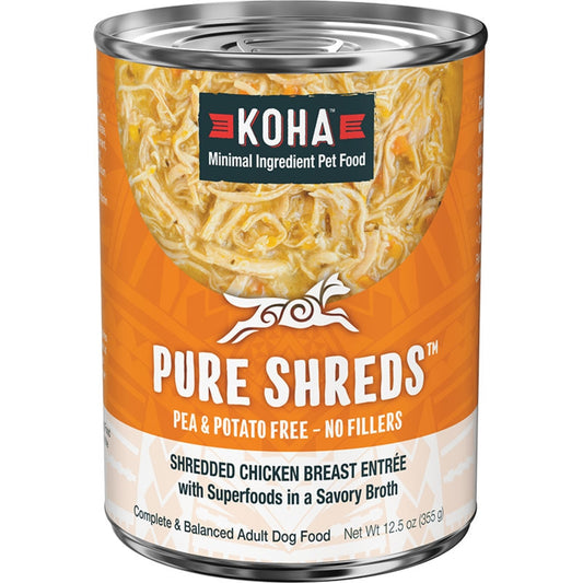 Koha Dog Can Shreds - Chicken 12.7 oz