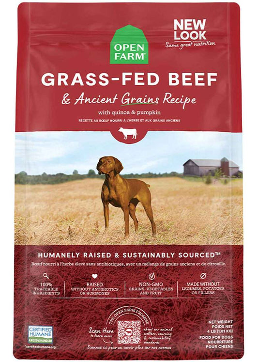 Open Farm Beef and Ancient Grain Formula 22lb