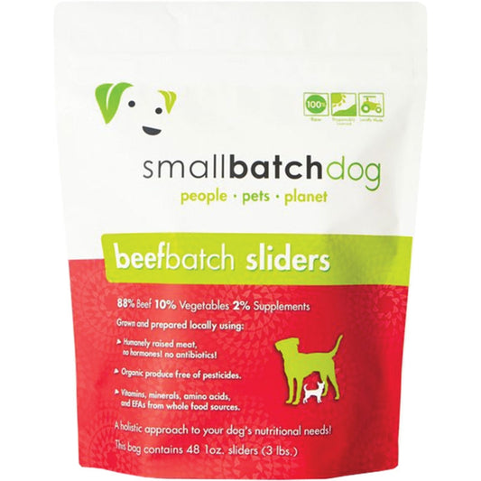 Smallbatch FZN Beef Sliders for Dogs 3lb