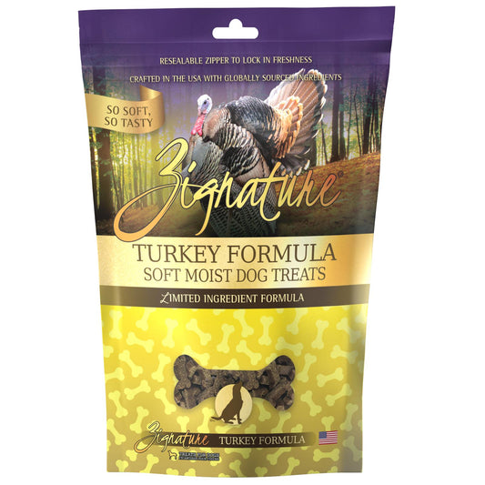 Zignature Soft Treats for Dogs 4oz -Turkey