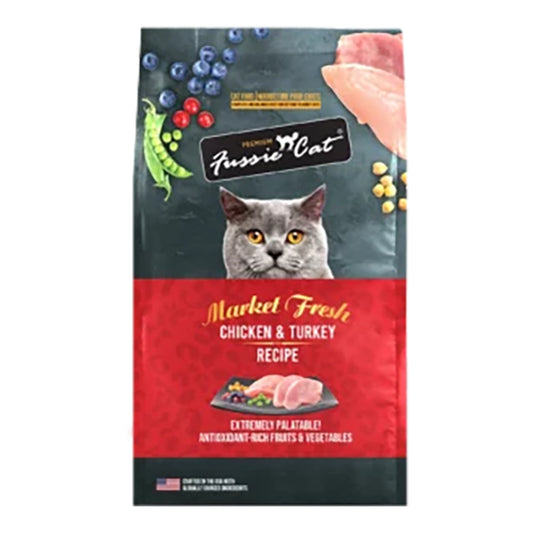 Fussie Cat Market Fresh Chicken & Turkey Formula 10lb