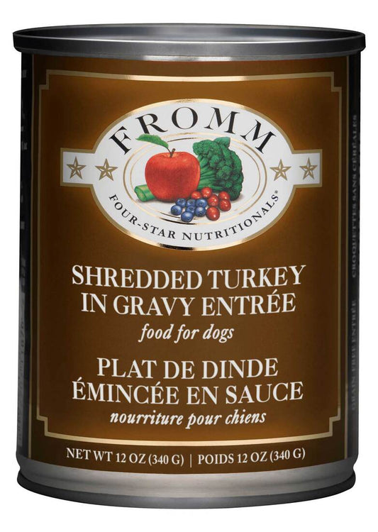 Fromm Shredded Turkey In Gravy for Dogs 12 oz