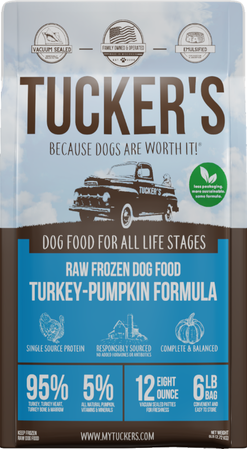 Tucker's FZN Raw Food for Dogs - Turkey/Pumpkin 6 lb