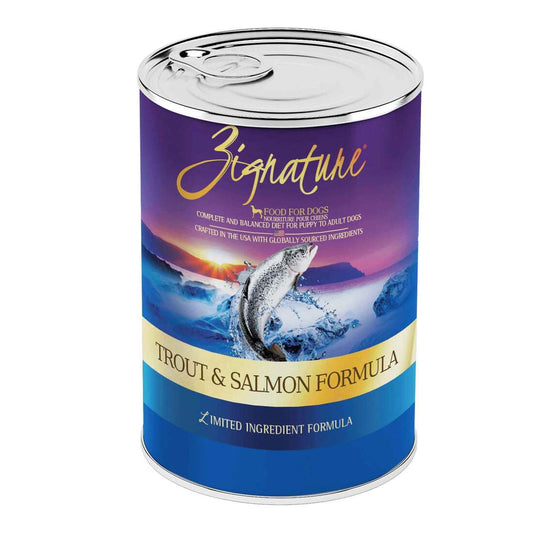 Zignature GF/LI Trout & Salmon Formula for Dogs 13 oz