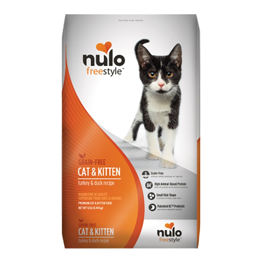 Nulo Freestyle GF Cat & Kitten Formula Turkey/Duck  12lb