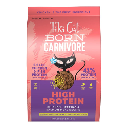 Tiki Cat Born Carnivore Luau Cat Kibble 5.6lb- Chicken/Herring