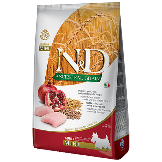 Farmina N&D Ancestral Grain: Chicken/Pom Med/Maxi 26.4lb