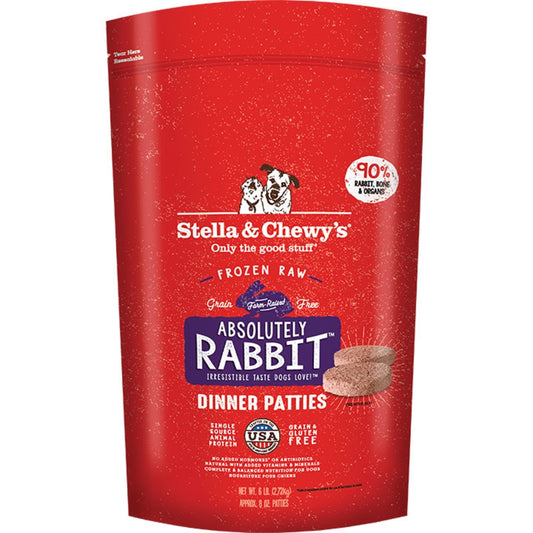Stella & Chewy's Fzn Absolutely Rabbit Dinner 6lb