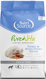 Pure Vita Dog GF Turkey & Sweet Potato Entree 4lb