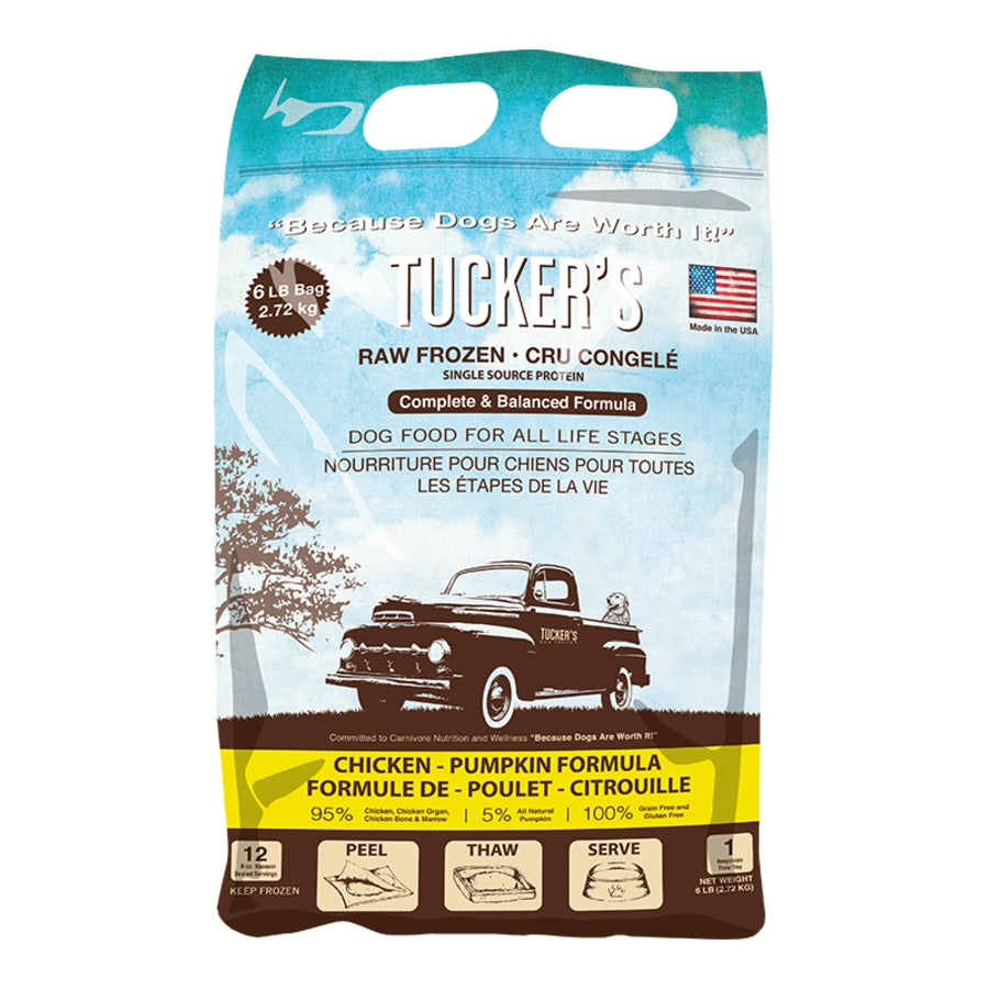 Tucker's FZN Raw Food for Dogs - Chicken 6 lb