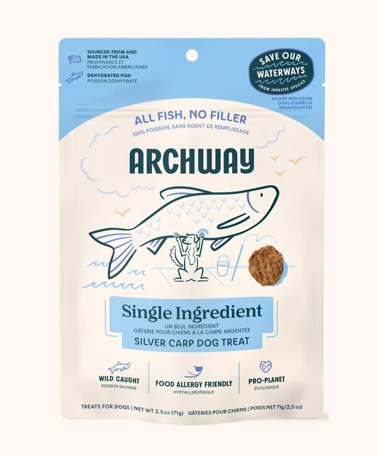 Archway Single Ingredient Silver Carp Treat for Dogs (2.5oz)