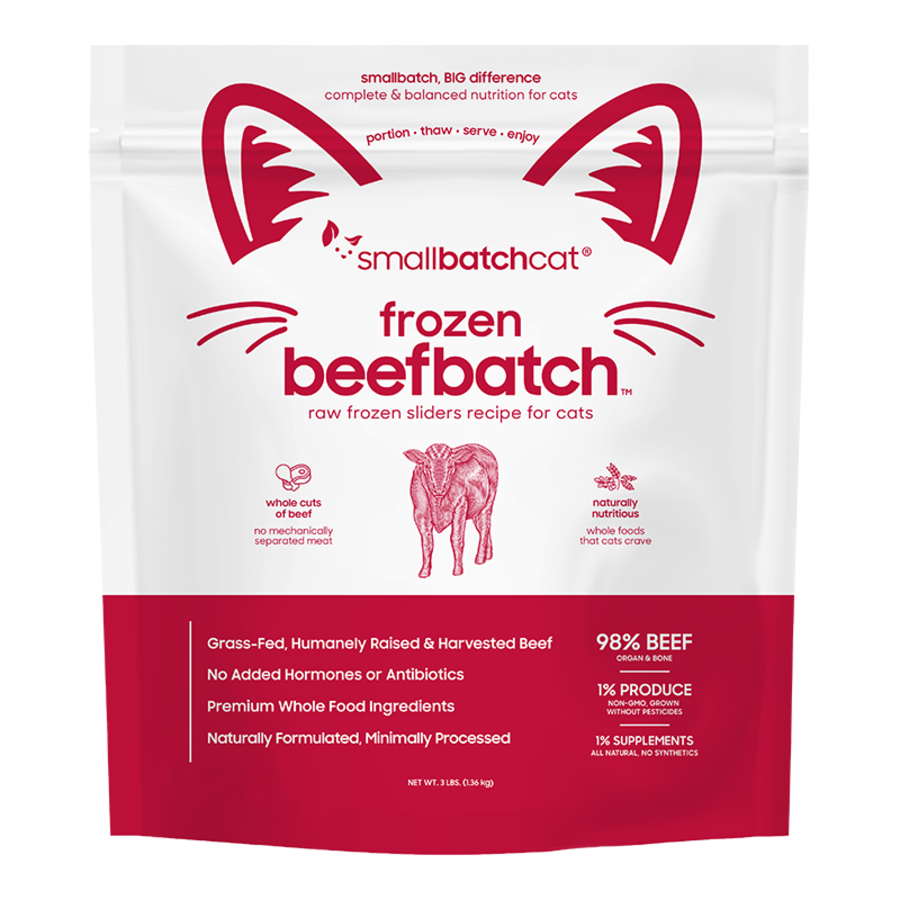 Smallbatch Beef Sliders for Cats 3lb