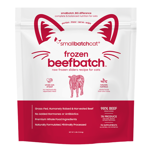 Smallbatch Beef Sliders for Cats 3lb