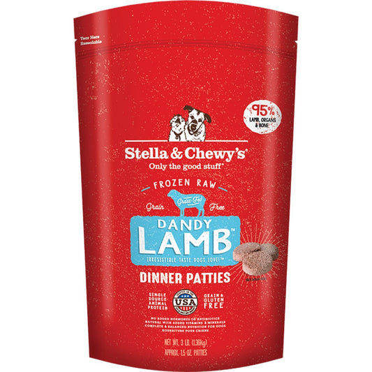 Stella & Chewy's Fzn Dandy Lamb Dinner 3lb