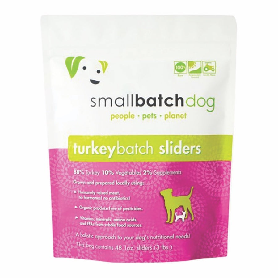 Smallbatch Turkey Sliders for Dogs 3lb