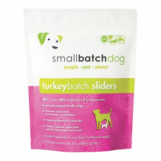Smallbatch Turkey Sliders for Dogs 3lb