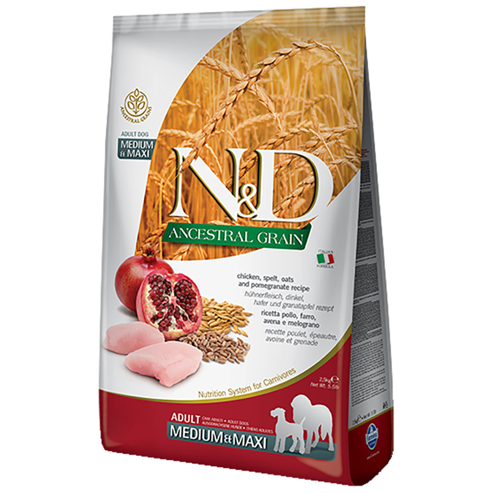Farmina Ancestral Grain Adult Dog Chicken/Pom Mini 5.5lb