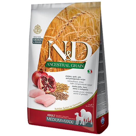 Farmina Ancestral Grain Adult Dog Chicken/Pom Mini 5.5lb