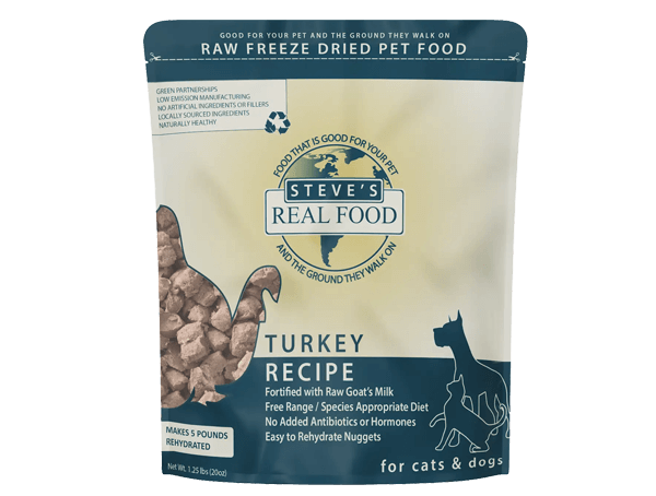Steve's Real Food FD Formula for Dogs - Turkey 20oz