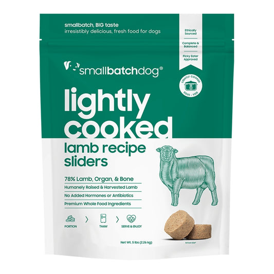 Smallbatch Dog Lightly Cooked Lamb Patties 6lb