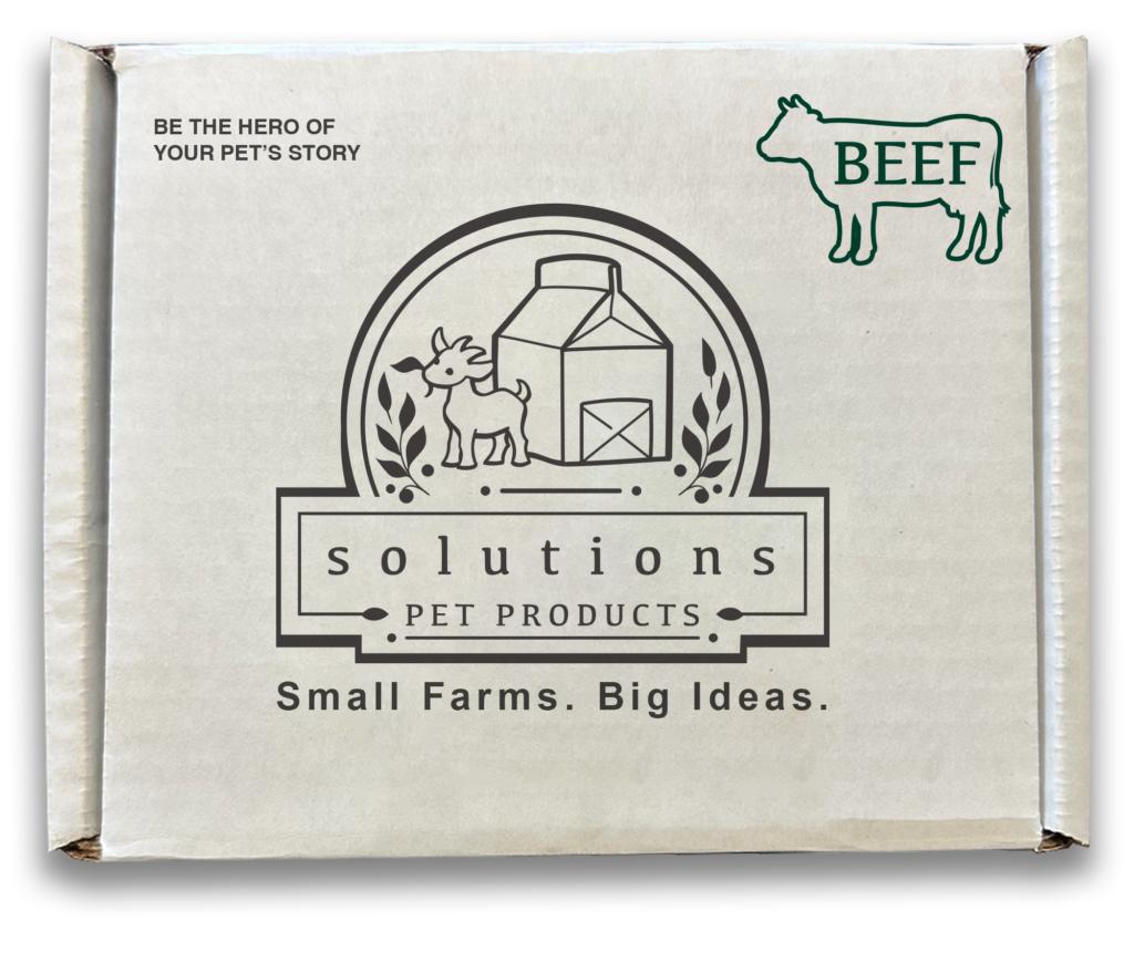 Solutions Pet Products FZN Beef Recipe for Dogs 3lb