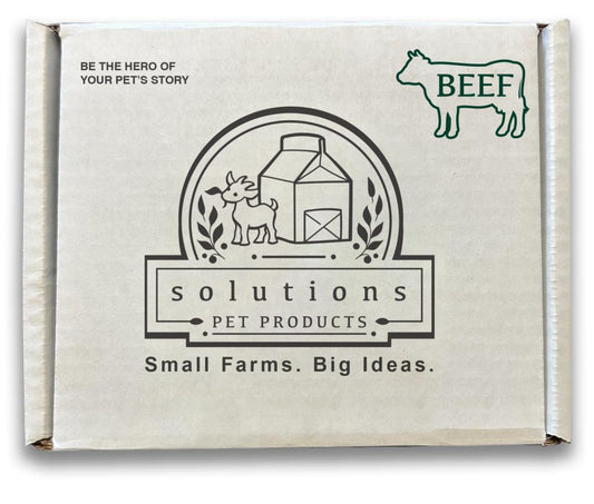 Solutions Pet Products FZN Beef Recipe for Dogs 3lb