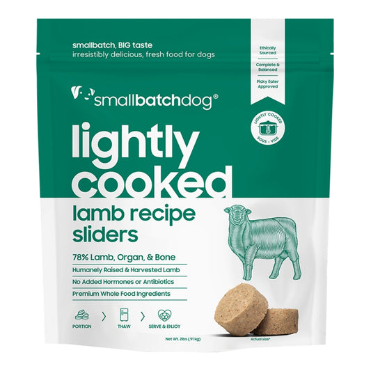 Smallbatch Lightly Cooked Lamb Formula for Dogs 2lb