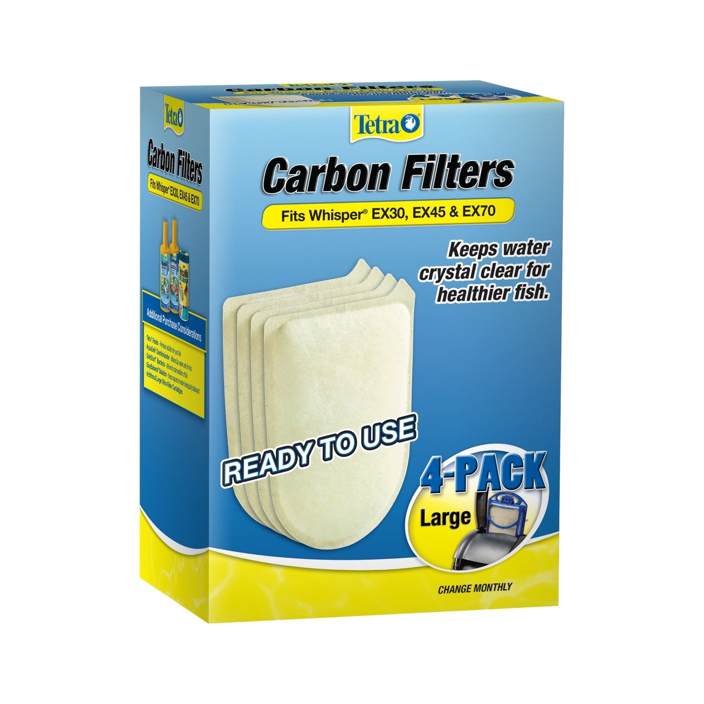 Tetra Whisper Ex Filter Cartridge LG/4-pk