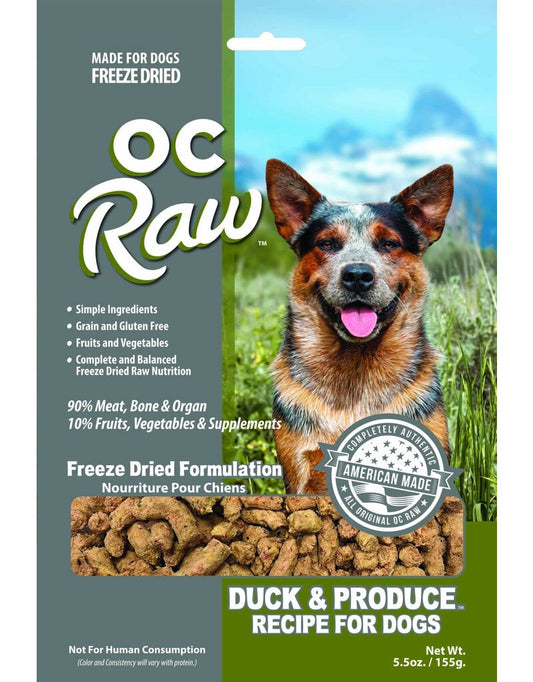 OC Raw Freeze Dried Dog Food