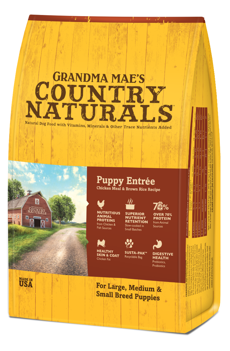Grandma Mae's Country Naturals Puppy Food 4lb