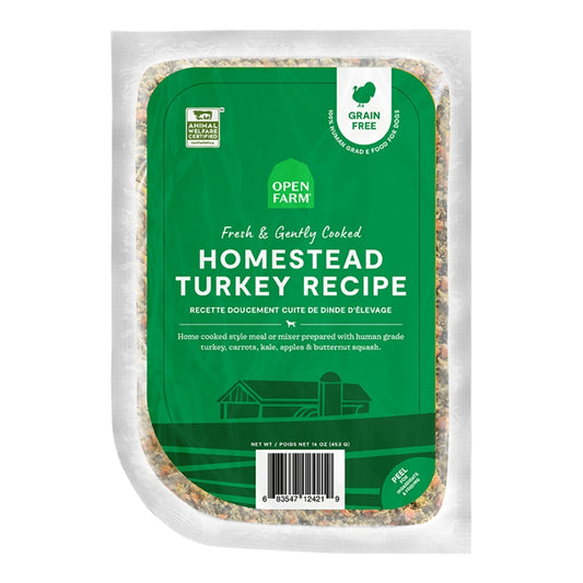 Open Farm Gently Cooked Homestead Turkey Recipe Frozen Dog Food