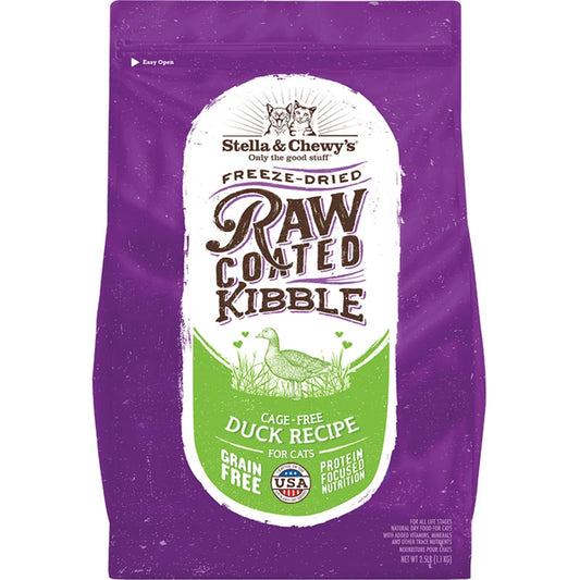Stella & Chewy's FD/RC/CG-FR/GF Duck Kibble for Cats 2.5lb