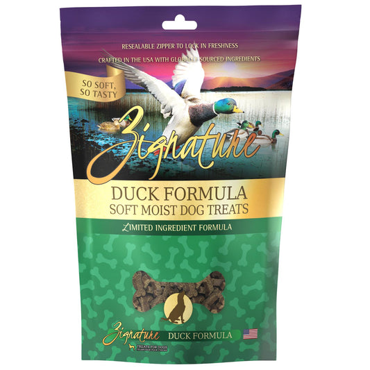 Zignature Soft Treats for Dogs 4oz - Duck