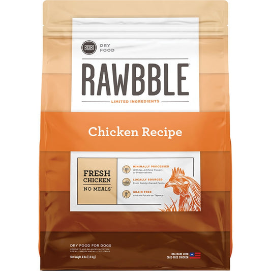 Bixbi Rawbble Dog Chicken Kibble 4lb