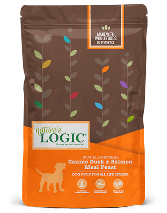 Nature's Logic Dog Dry GF Duck & Salmon 25lb