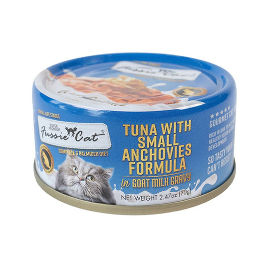 Fussie Cat GF Tuna w/Small Anchovies with Goat Milk