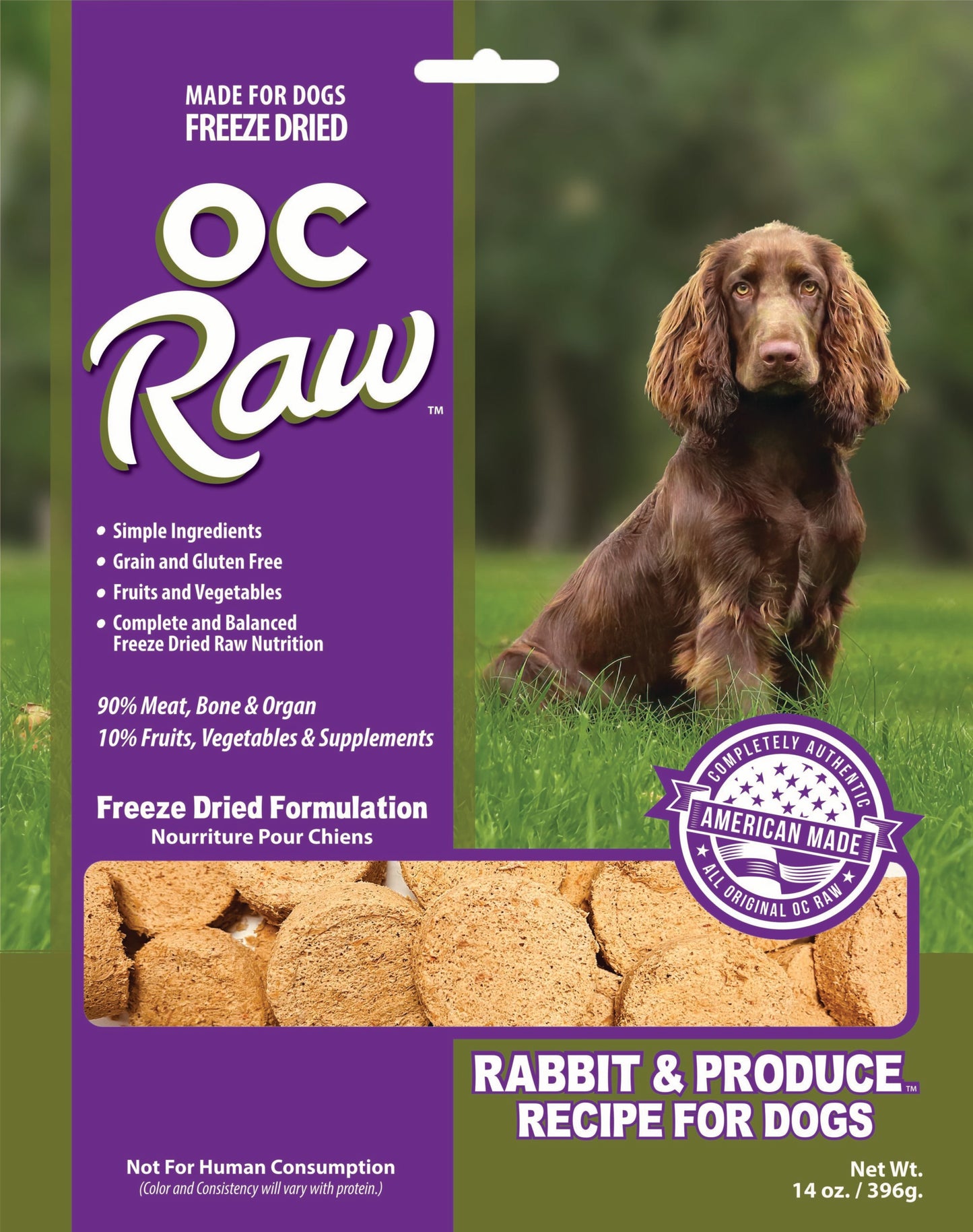 OC Raw Freeze Dried Dog Food