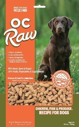 OC Raw Freeze Dried Dog Food