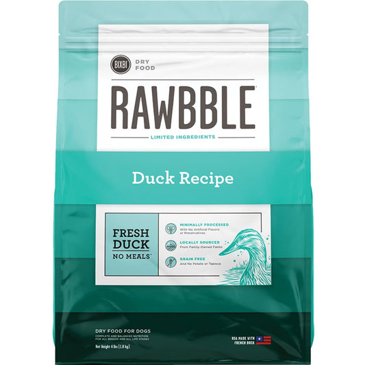 Bixbi Rawbble Dog Duck Kibble 4lb