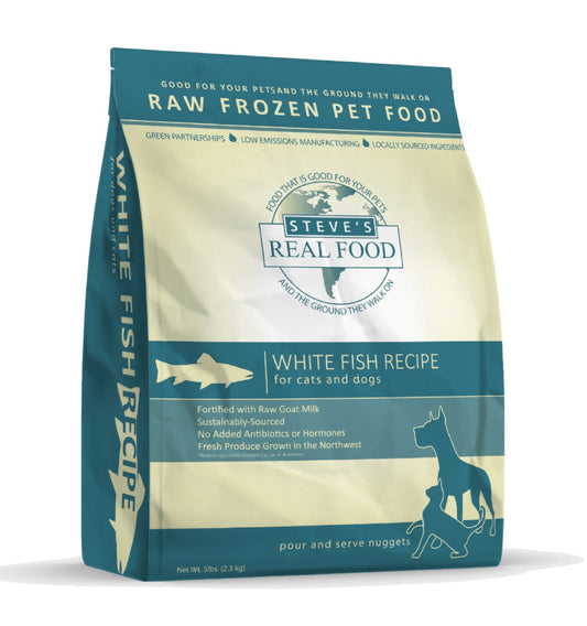 Steve's Real Food FZN Whitefish Recipe for Dogs (5lb)