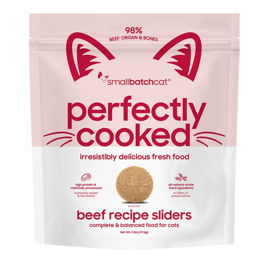 Smallbatch Perfectly Cooked Chicken Sliders Recipe for Cats (2 lbs)