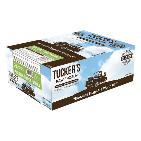 Tuckers Raw FZN for Dogs - Pork/Duck/Pumpkin  20lb