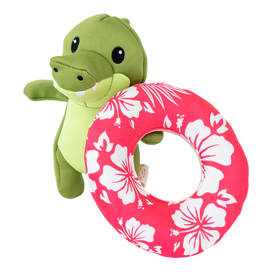 Territory Dog Floating Toy Gator (8")