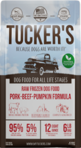 Tucker's Pork & Beef FZN Raw Dog Food 6lb
